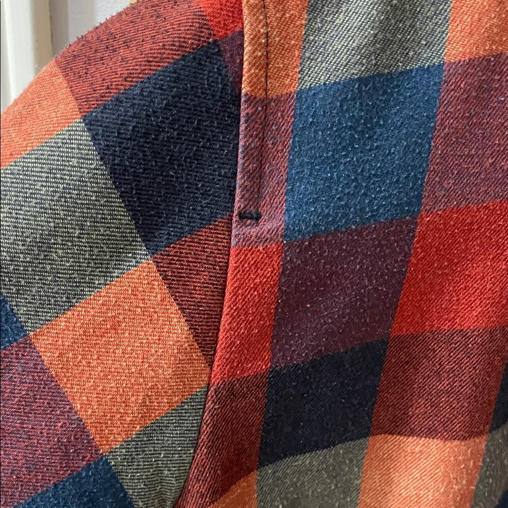 BURTON Grace Multicolor Plaid Button Down Women’s XS Colourful Flannel Shirt - Picture 10 of 11